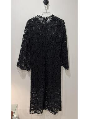 ZIMMERMANN - Maxine Black Lace Dress, Size 1 (Small or 2/4)